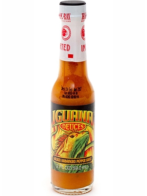 Iguana Bold Gold Habanero Mini Hot Sauce