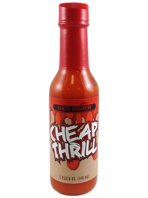 Cheap Thrill Garlic Habanero Hot Sauce