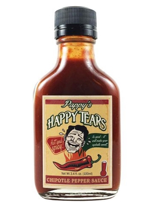 Pappy's Happy Tears Hot and Spicy Chipotle Pepper Hot Sauce