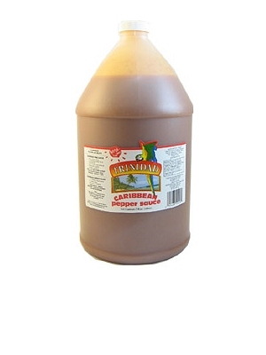 Trinidad Caribbean Medium Pepper Sauce Gallon