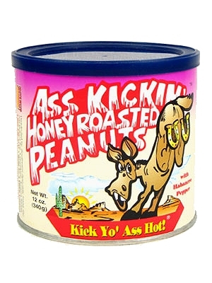 Ass Kickin' Honey Roasted Peanuts w/ Habanero Pepper