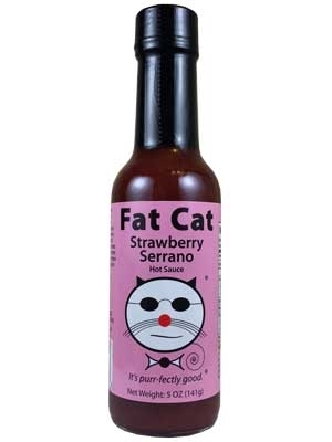 Fat Cat Strawberry Serrano Hot Sauce