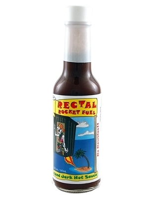 Rectal Rocket Fuel Island Jerk Hot Sauce