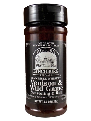 Historic Lynchburg Tennessee Whiskey Venison and Wild Game Seasoning and Rub