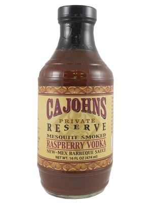 Cajohn’s Mesquite Smoked Raspberry Vodka New-Mex Barbeque Sauce