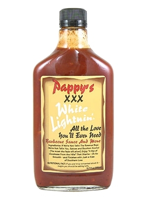 Pappy's XXX White Lightnin' BBQ Sauce