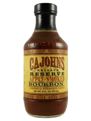 CaJohn's Applewood Smoked Bourbon Chipotle Barbecue Sauce