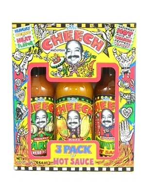 The Cheech 3 Pack Hot Sauce Gift Set