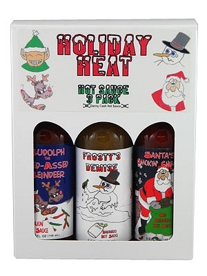 Holiday Heat Hot Sauce 3 Pack Gift Set