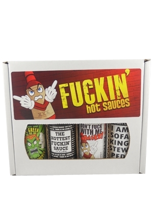 Fuckin' Hot Sauces Gift Box