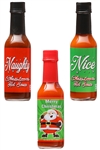 Naughty and Nice! Merry Christmas Hot Sauce Gift Set