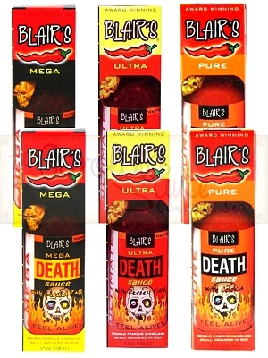 Blair's Hotter Death Sauces Six Pack
