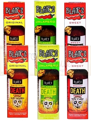 Blair's Milder Death Sauces Six Pack