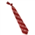 Indiana University Crimson and White Plaid Woven Polyester Neck Tie