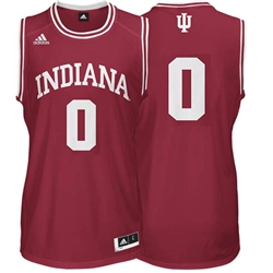 ADIDAS Crimson Men's Basketball Replica #0 Indiana Jersey