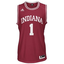 ADIDAS Crimson Men's Basketball Replica #1 Indiana Jersey