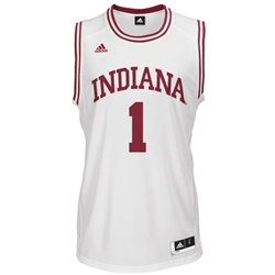 ADIDAS White Men's Basketball Replica #1 Indiana Jersey