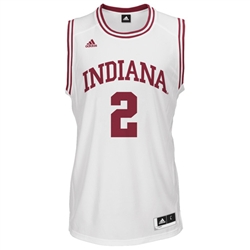 ADIDAS White Men's Basketball Replica #2 Indiana Jersey