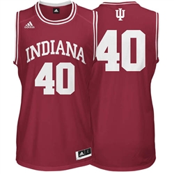 ADIDAS Crimson Men's Basketball Replica #40 Indiana Jersey