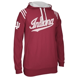 ADIDAS Crimson Indiana 3-Stripe Pullover Hooded Jacket