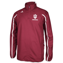 ADIDAS Crimson IU INDIANA CLIMAPROOF Sideline 1/4 Zip Pullover