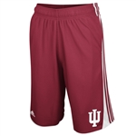 ADIDAS "Hoops" Crimson Indiana "IU" Athletic Shorts