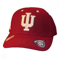 Indiana Big Ten Conference Crimson Adjustable Cap