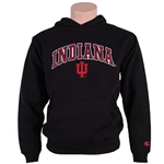 Black Youth Pullover INDIANA HOOSIERS Hooded Sweatshirt from Colosseum