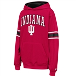 Crimson Youth THROWBACK Pullover INDIANA IU Hooded Sweatshirt from Colosseum