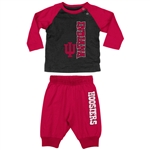 Indiana Hoosiers Infant "Chase"  LS T-Shirt and Pant Combo from Colosseum