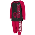 Indiana Hoosiers Toddler "Chase"  LS T-Shirt and Pant Combo from Colosseum
