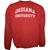 Garment Washed Crimson INDIANA UNIVERSITY Crew Neck Sweatshirt