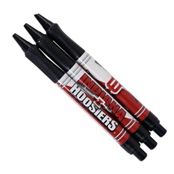 Indiana Hoosiers 3-Pack of Retractable Ball Point Pens