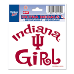 Indiana "IU Girl" Ultra Decal from Wincraft