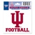 Indiana "IU Football" Ultra Decal from Wincraft