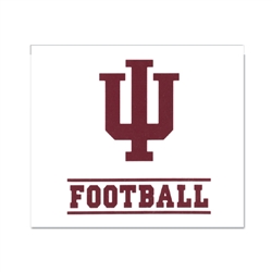 Indiana "IU Football" WIndow Decal from SDS