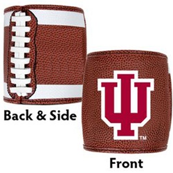 INDIANA HOOSIERS Football Texture Can Cooler from Great American Products