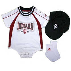 ADIDAS Indiana 3-Piece Infant Hat, Socks & Onesie Set