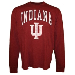 LONGSLEEVE Indiana HOOSIERS Pima Cotton Tee from Banner Supply