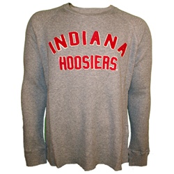 LONGSLEEVE Heather Grey "Mariner" Thermal Indiana Hoosiers Longsleeve Shirt