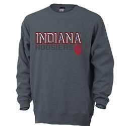 Indiana Charcoal Sueded Crew Neck Sweatshirt from Ouray