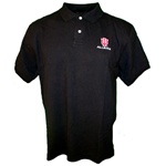 Black Indiana Hoosiers "IU ALUMNI" Pique Golf Shirt