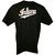 Distressed Black Indiana "Script" Logo T-Shirt