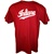 Distressed Crimson Indiana "Script" Logo T-Shirt