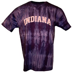 Purple Bamboo Indiana Arch Pink Tie Dye T-Shirt
