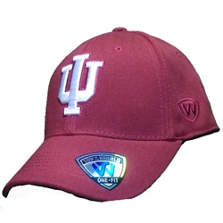 Indiana Crimson Classic "IU" One-Fit Cap