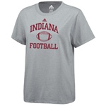 MEN'S Indiana Football Grey Practice T-Shirt from ADIDAS