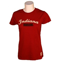 Crimson Indiana Hoosiers Women's "Sterling" T-Shirt from Colosseum