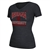 Women's ADIDAS Black Heather INDIANA UNIVERSITY 'with Honors' V-Neck T-Shirt