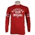 ADIDAS Crimson Double XXL Crew Indiana Longsleeve T-Shirt